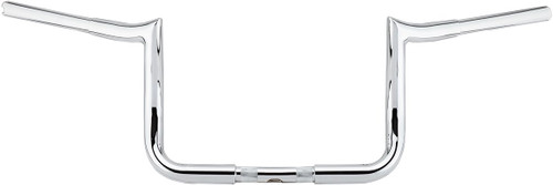 LA Choppers 1.25" Prime Ape Chrome Handlebar w/10" End Rise (LA-7352-10)