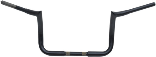 LA Choppers 1.25" Prime Ape Matte Black Handlebar w/10" End Rise (LA-7352-10M)