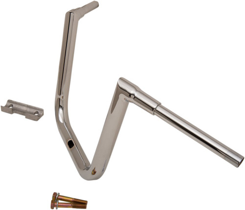 LA Choppers 1.5" Grande Twin Peaks Chrome Handlebar w/13" End Rise (LA-7313-63)