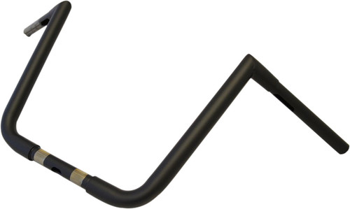 LA Choppers 1.25" Big Twin Peaks M Black Handlebar w/13" End Rise (LA-7360-13M)
