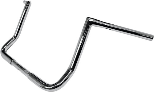 LA Choppers 1.25" Twin Peaks Chrome Handlebar w/12" End Rise (LA-7361-12)