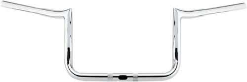 LA Choppers 1.25" Prime Ape Chrome Handlebar w/8" End Rise (LA-7353-10C)