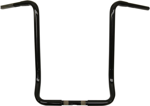 LA Choppers 1.25" Touring Glossy Black Ape Hangers w/20" End Rise (LA-7321-20B)