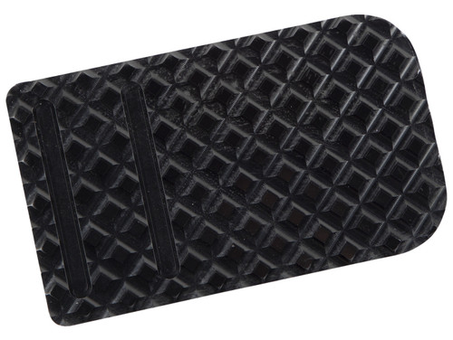 LA Choppers Black Aluminum County Line Brake Pedal Pad (LA-P104-00B)