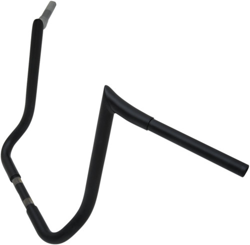 LA Choppers 1.25" Prime Ape Matte Black Handlebar w/16" End Rise (LA-7352-16M)