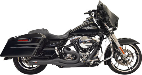Bassani Road Rage II 4" Black 2-into-1 Exhaust System (1F61B)