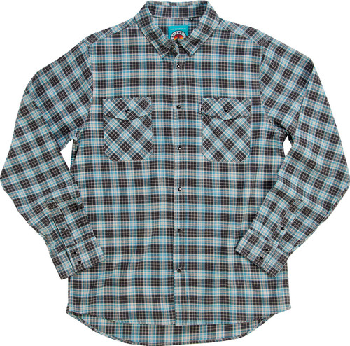 Biltwell Pacific Mens Button Up Long Sleeve Flannel Shirt