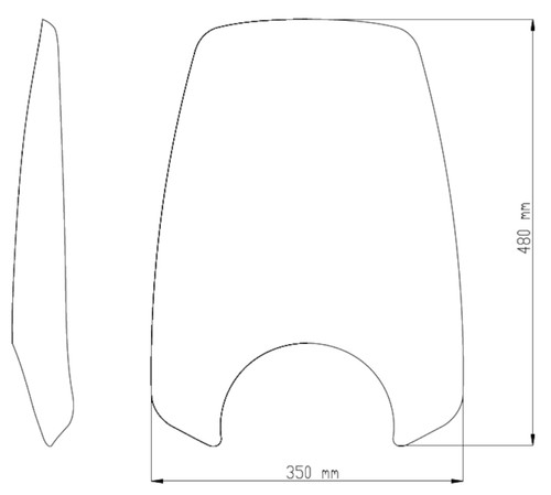 Puig New Generation Touring Windscreen | Clear (9438W)