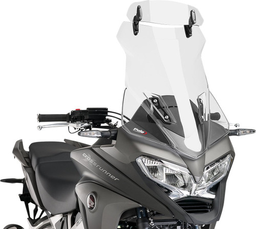 Puig Multi-Adjustable Clear Clip-On Visor (6375W)