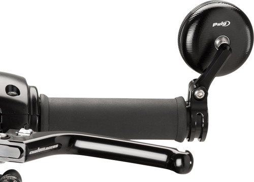 Puig Tracker Black Bar End Mirror (9506N)
