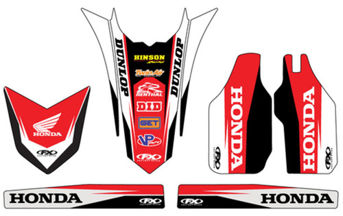 Factory Effex Trim Graphics Kit for Honda '10-13 CRF250 '09-12 CRF450 (17-50324)