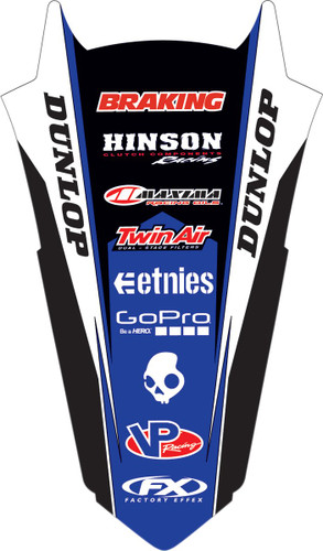 Factory Effex Yamaha Rear Fender Graphics Kit (17-32218)