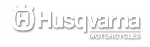 Factory Effex 36" Husqvarna White Die-Cut Decal (22-94654)