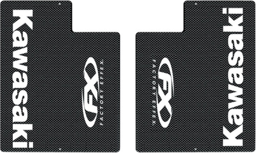 Factory Effex Kawasaki Carbon Fiber Upper Fork Shield Graphics Kit (06-38124)