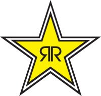 Factory Effex 1' Rockstar Star Logo Yellow Die-Cut Decal (15-94730)