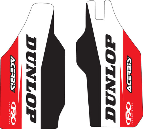 Factory Effex Dunlop Lower Fork Guard Graphics Kit (17-40360)