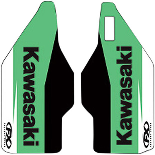 Factory Effex Kawasaki Lower Fork Guard Graphics Kit (19-40120)