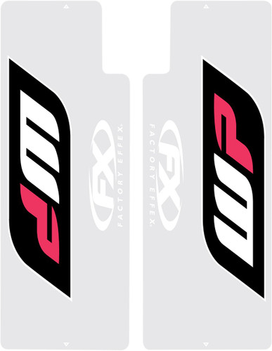 Factory Effex WP Suspension Clear Upper Fork Decals (17-38080)