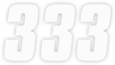 Factory Effex 6" White Factory Number 3 Decals (08-90053)