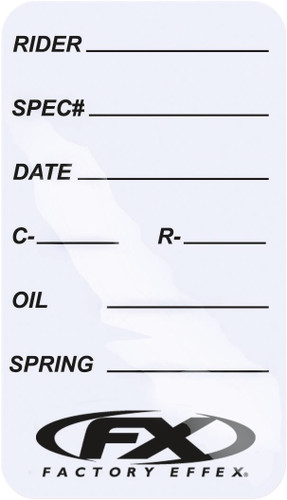 Factory Effex Suspension Settings Special Sticker 3-Pack (06-90021)