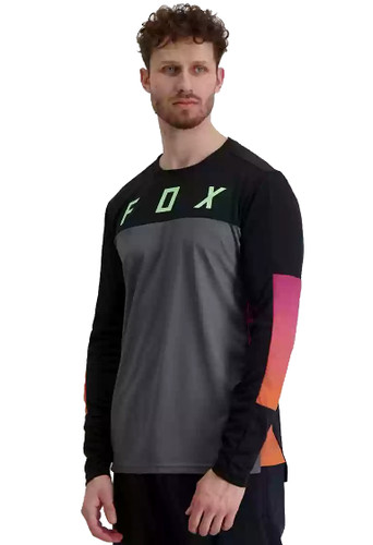 Fox Racing Defend Cekt Mens LS MTB Mountain Bike Jersey