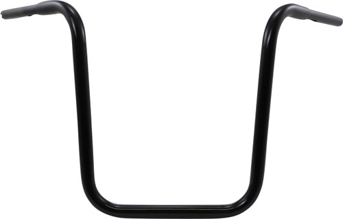 LA Choppers 1.25" Hefty Black 18" Ape Hanger Handlebars (LA-7312-18B)