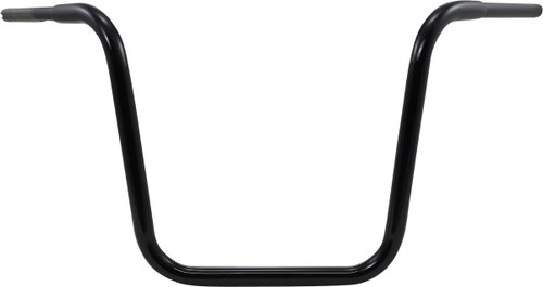 LA Choppers 1.25" Hefty Black 16" Ape Hanger Handlebars (LA-7312-16B)