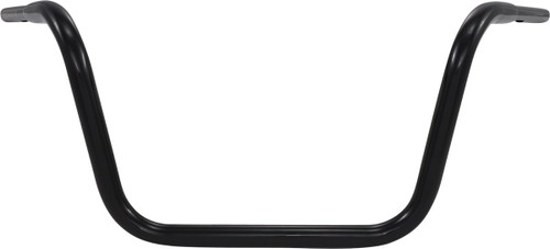 LA Choppers 1.25" Hefty Glossy Black 12.5" Ape Hanger Handlebars (LA-7312-12B)