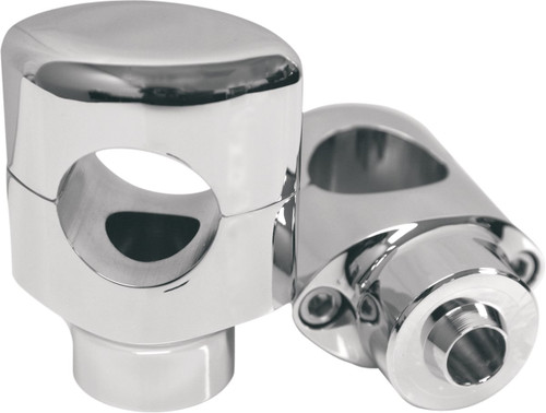 LA Choppers Chrome Hefty Springer Handlebar Riser Kit (LA-7410-00)