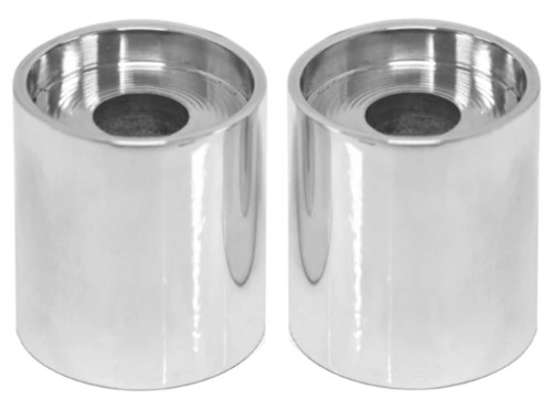 LA Choppers 2" x 1.75" Chrome Handlebar Riser Extensions (LA-7413-73)