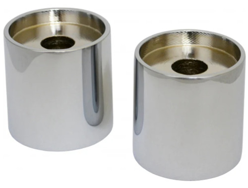 LA Choppers 1.5" x 1.75" Chrome Handlebar Riser Extensions (LA-7413-72)
