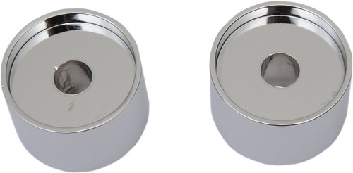 LA Choppers 1.5" x 1.75" Chrome Handlebar Riser Extensions (LA-7413-72)