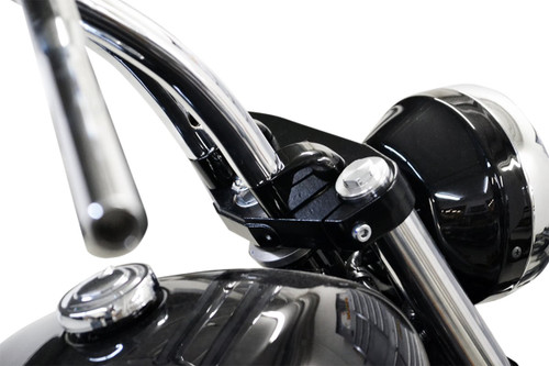 LA Choppers Handlebar Riser Extensions | 1" Pullback | Black (LA-7416-01B)