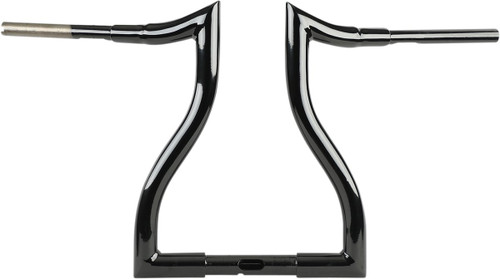 LA Choppers Black Hammerhead 14" Rise T-Bar Handlebar (LA-7316-14B)