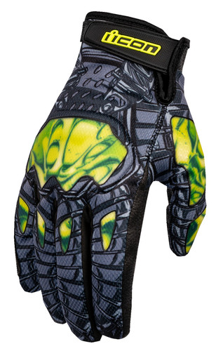 Icon Hooligan Outbreak Mens Textile Motorcycle Gloves
