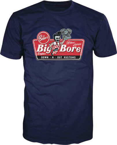 Lethal Threat Down-N-Out Big Bore Mens Short Sleeve T-Shirt