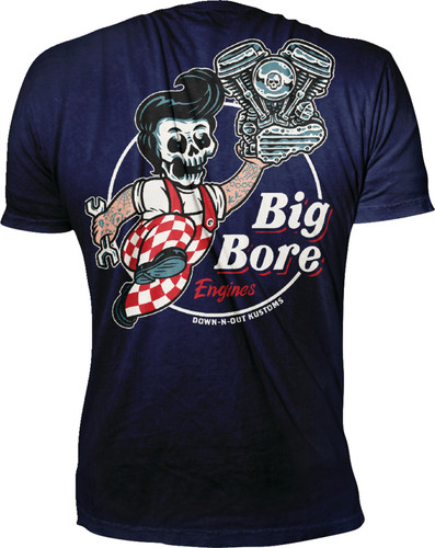Lethal Threat Down-N-Out Big Bore Mens Short Sleeve T-Shirt