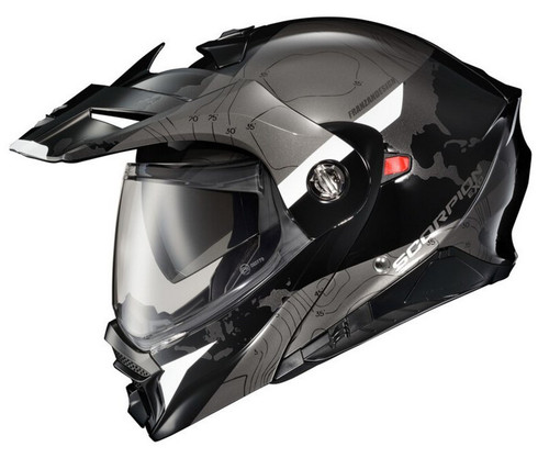 Scorpion EXO-AT960 Topographic Modular DS Motorcycle Helmet