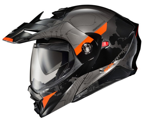 Scorpion EXO-AT960 Topographic Modular DS Motorcycle Helmet