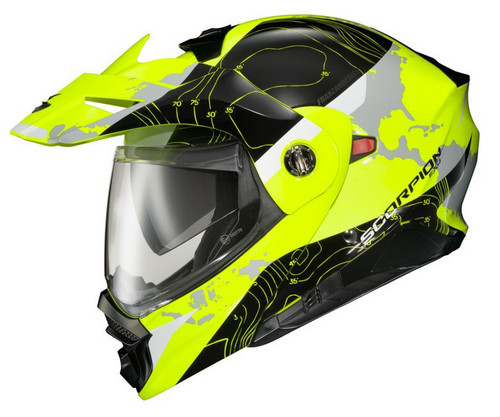 Scorpion EXO-AT960 Topographic Modular DS Motorcycle Helmet