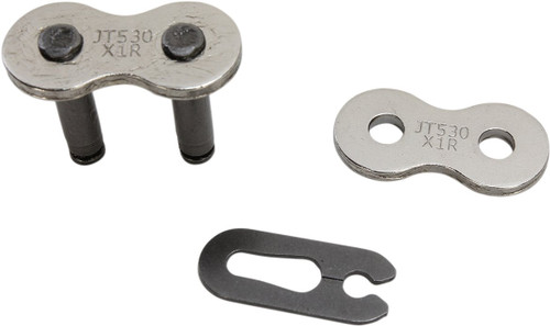 JT 530 X1R Nickel Clip Master Link w/O-Rings (JTC530X1RNNSL)