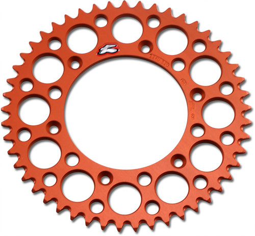 Renthal 49 Tooth Orange Ultralight Rear Sprocket (224U-520-49GPOR)