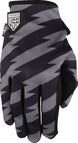 Thrashin Supply Stars & Bolts Stealth Mens Motorcycle Gloves