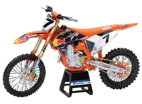 NewRay 1:12 Scale Red Bull KTM 450SX-F Aaron Plessinger #7 Dirt Bike