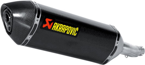 Akrapovic Carbon Straight Can Slip-On Muffler (S-H3SO3-RC)