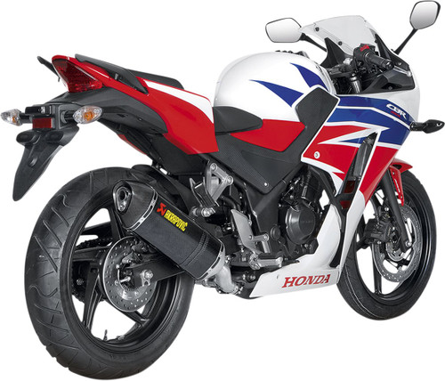 Akrapovic Carbon Straight Can Slip-On Muffler (S-H3SO3-RC)