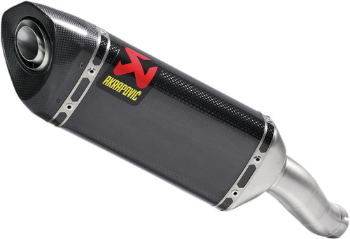 Akrapovic Carbon Straight Can Slip-On Muffler (S-Y2SO12-HAPC)