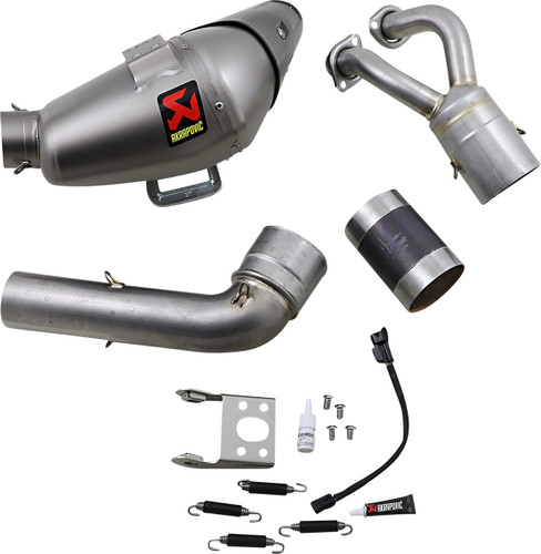 Akrapovic Titanium/Carbon 2-1 Racing Line Full Exhaust System (S-Y7R8-HEGEHT)