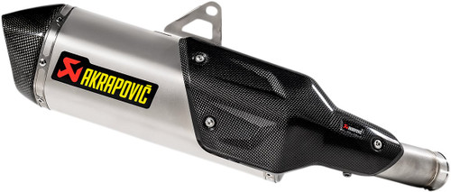 Akrapovic Titanium Oval Slip-On Muffler (S-K10SO22-HWT)