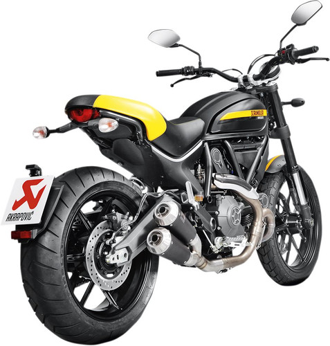 Akrapovic Black Titanium Conical Slip-On Muffler (S-D8SO4-CUBTBL/1)